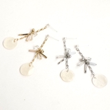 シェルチェーンさがりピアス樹脂ポスト金属アレルギー | monamona | 詳細画像9 