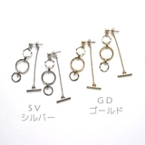 フープ3連下がりピアス | monamona | 詳細画像2 