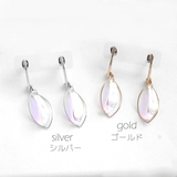 オーロラリーフ下がりピアス | monamona | 詳細画像3 