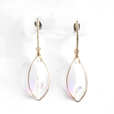 ゴールド | オーロラリーフ下がりピアス | monamona