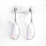 シルバー | オーロラリーフ下がりピアス | monamona