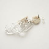 クリアチェーンさがりピアス | monamona | 詳細画像5 