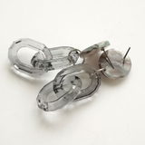 クリアチェーンさがりピアス | monamona | 詳細画像8 