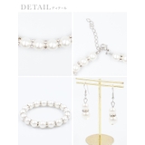 パール×ビジューリングアクセサリーセット ネックレス ピアス | Retica | 詳細画像3