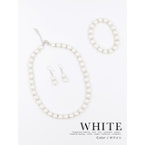 パール×ビジューリングアクセサリーセット ネックレス ピアス | Retica | 詳細画像2