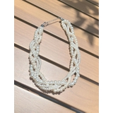 ねじれデザイン多重大小パールショートネックレス アクセサリー パーティードレス小物 | Retica | 詳細画像2