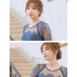 ポイントチャーム×大小パールネックレス パーティードレス小物 アクセサリー | Retica | 詳細画像2 