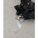 ブラック | 【natural couture】チュール×パールスマホショルダー | NICE CLAUP / OLIVE des OLIVE　OUTLET