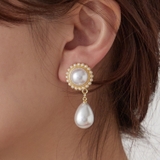 ゴールド | パールイヤリング | RMAF　NICE CLAUP / OLIVE des OLIVE