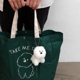 【MAMBO】ぬいぐるみバッグチャーム お座り | NICOLE | 詳細画像6 