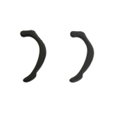 ブラック | シリコンマスクイヤーホック 耳が痛くならない 軽い | NinaetLina