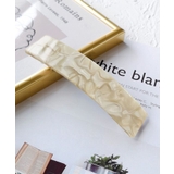 まだら柄アイボリー | ヘアクリップ おしゃれ バレッタ | ninon