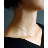 シルバー×幅0.8mm | ベネチアンチェーン ネックレス レディース | ninon