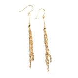 イエローゴールド | ピアス 18k 揺れる | ninon