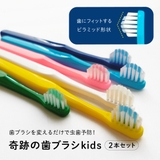 公式 奇跡の歯ブラシkids（乳歯・仕上げ磨き用）2本セット | 奇跡の歯ブラシ | 詳細画像1 