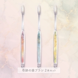 公式【ショップリスト限定】奇跡の歯ブラシ マーブルエレガンス 2本セット | 奇跡の歯ブラシ | 詳細画像1 