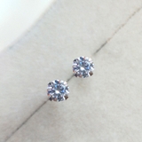 ピアス 金属アレルギー対応 つけっぱなし 小ぶり シンプル 18k シルバー | Noelmarket | 詳細画像4 