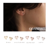 ピアス 金属アレルギー対応 つけっぱなし ハート シンプル 18k シルバー | Noelmarket | 詳細画像13