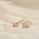 ピアス 金属アレルギー対応 つけっぱなし ダイヤ フープ 18k 小さめ | Noelmarket | 詳細画像11 