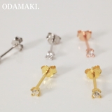 ピアス 金属アレルギー対応 つけっぱなし ダイヤ フープ 18k 小さめ | Noelmarket | 詳細画像21 