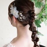 子供 ヘアアクセサリー パール クリップ ヘッドドレス フォーマル 髪飾り | Noelmarket | 詳細画像14
