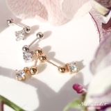 ピアス 金属アレルギー対応 つけっぱなし 小ぶり シンプル 18k シルバー  | Noelmarket | 詳細画像4 