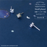ピアス 金属アレルギー対応 つけっぱなし 小ぶり シンプル 18k シルバー | Noelmarket | 詳細画像2