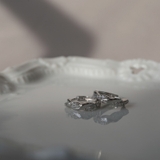 ピアス 金属アレルギー対応 つけっぱなし フープ ダイヤ 18k シルバー | Noelmarket | 詳細画像13