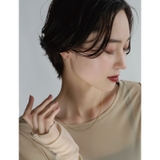 ピアス 金属アレルギー対応 つけっぱなし フープ ダイヤ 18k シルバー | Noelmarket | 詳細画像9