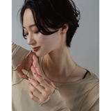 ピアス 金属アレルギー対応 つけっぱなし フープ ダイヤ 18k シルバー | Noelmarket | 詳細画像11