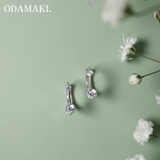 ピアス 金属アレルギー対応 つけっぱなし フープ ダイヤ 18k シルバー | Noelmarket | 詳細画像14