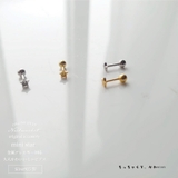 ピアス 金属アレルギー対応 つけっぱなし 小ぶり シンプル 18k シルバー | Noelmarket | 詳細画像9 