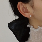 ピアス 金属アレルギー対応 つけっぱなし 小ぶり シンプル 18k シルバー | Noelmarket | 詳細画像25