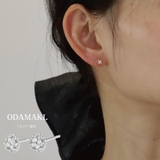 シルバー | ピアス 金属アレルギー対応 つけっぱなし 小ぶり シンプル 18k シルバー | Noelmarket