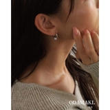 ピアス 金属アレルギー対応 つけっぱなし パール フープ 18k 小さめ | Noelmarket | 詳細画像8 