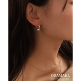 ピアス 金属アレルギー対応 つけっぱなし パール フープ 18k 小さめ | Noelmarket | 詳細画像11 