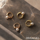 ピアス 金属アレルギー対応 つけっぱなし パール フープ 18k 小さめ | Noelmarket | 詳細画像17 