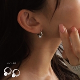 ピアス 金属アレルギー対応 つけっぱなし パール フープ 18k 小さめ | Noelmarket | 詳細画像24 