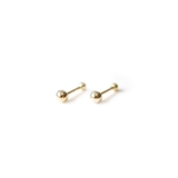 ゴールド | ピアス 金属アレルギー対応 つけっぱなし 小ぶり シンプル 18k シルバー | Noelmarket