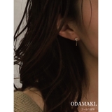 ピアス 金属アレルギー対応 つけっぱなし ダイヤ シンプル 18k 小さめ | Noelmarket | 詳細画像4 