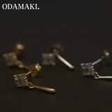 ピアス 金属アレルギー対応 つけっぱなし ダイヤ シンプル 18k 小さめ | Noelmarket | 詳細画像10 