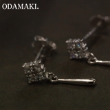 ピアス 金属アレルギー対応 つけっぱなし ダイヤ シンプル 18k 小さめ | Noelmarket | 詳細画像14 