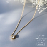一粒ネックレス ネックレス 金属アレルギー対応 レディース シルバー ダイヤ | Noelmarket | 詳細画像1 
