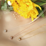 一粒ネックレス ネックレス 金属アレルギー対応 レディース シルバー ダイヤ | Noelmarket | 詳細画像2 