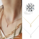 ダイヤネックレス ネックレス 金属アレルギー対応 レディース シルバー | Noelmarket | 詳細画像1