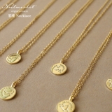 星座ネックレス ネックレス 金属アレルギー対応 レディース シルバー コイン | Noelmarket | 詳細画像1 