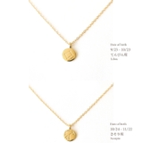 星座ネックレス ネックレス 金属アレルギー対応 レディース シルバー コイン | Noelmarket | 詳細画像14 