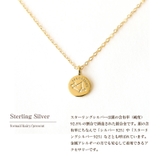 星座ネックレス ネックレス 金属アレルギー対応 レディース シルバー コイン | Noelmarket | 詳細画像7 