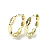 ゴールド | ピアス 金属アレルギー対応 つけっぱなし フープ シンプル 18k シルバー | Noelmarket