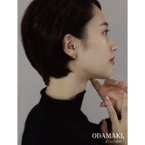 ピアス 金属アレルギー対応 つけっぱなし 小ぶり シンプル 18k シルバー | Noelmarket | 詳細画像3 